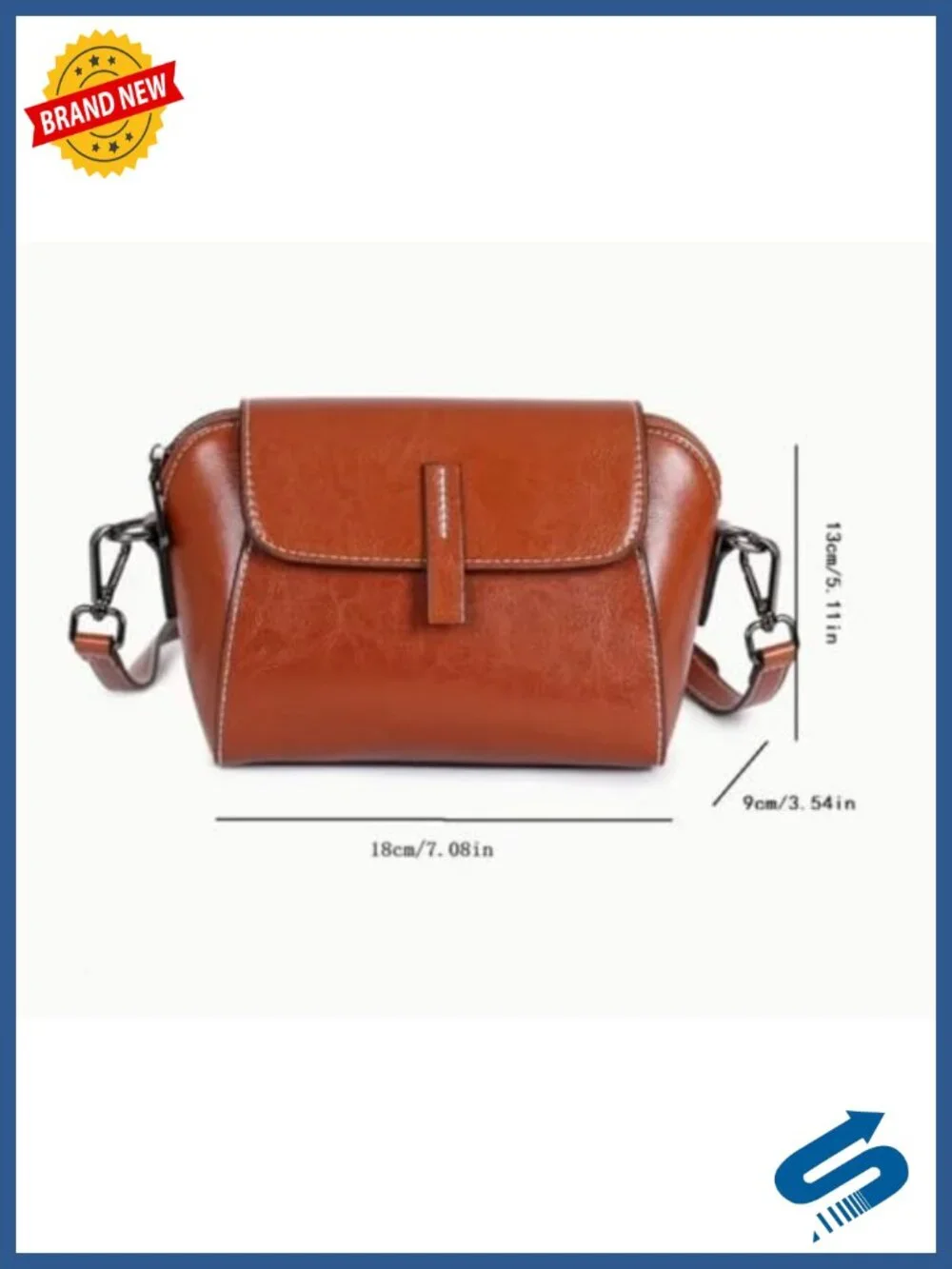 Genuine Leather Mini Small Crossbody Shoulder Bag